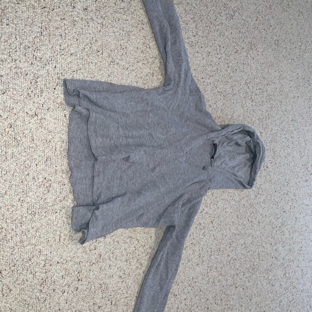 brandy melville cropped hoodie